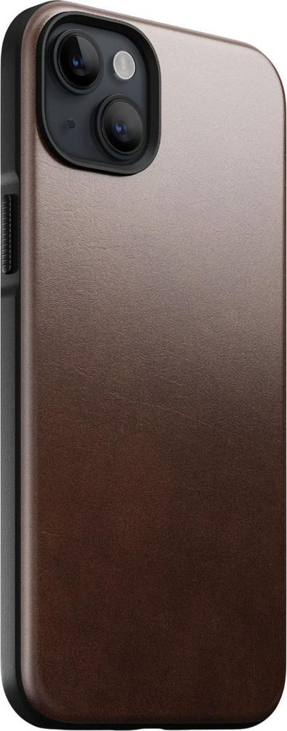 Nomad Modern Horween Leder Hülle iPhone 14 Plus – Entwickelt robuste Patina – Schutz vor Stürzen bis 3 Meter – Kompatibel mit MagSafe und d...