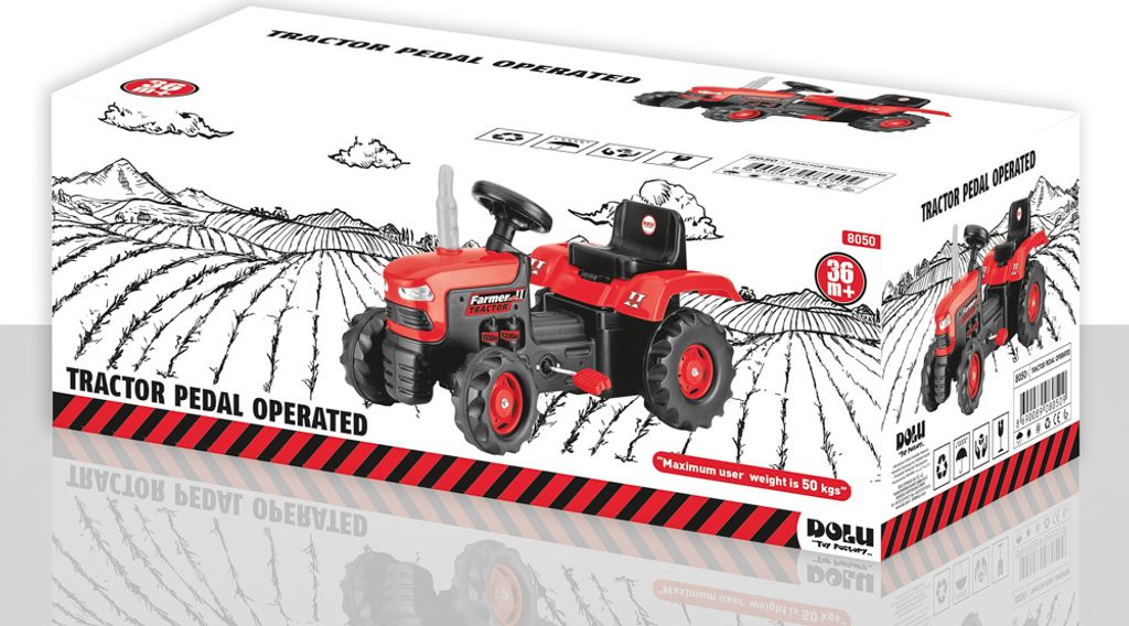 Dolu Dolu Kindertraktorpedal betrieben Produktbild 8