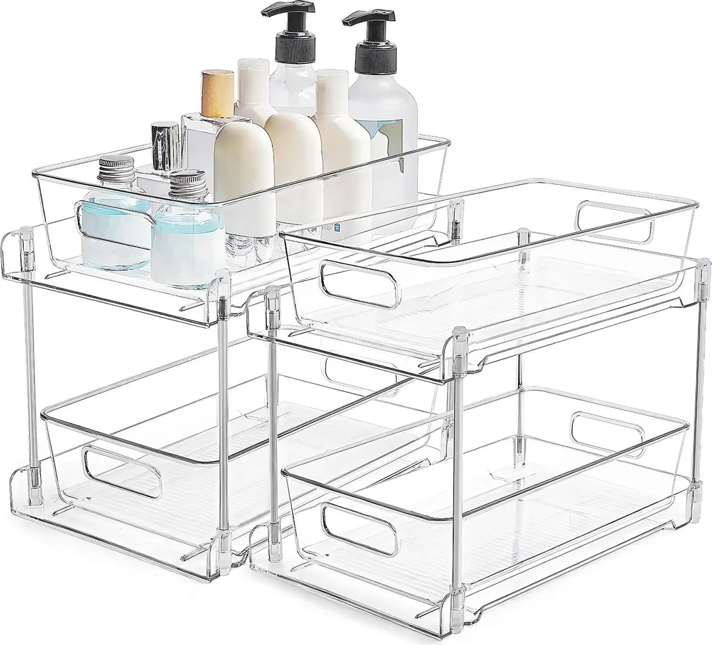 Rangement sous évier multifonction pour optimiser vos placards de cuisine