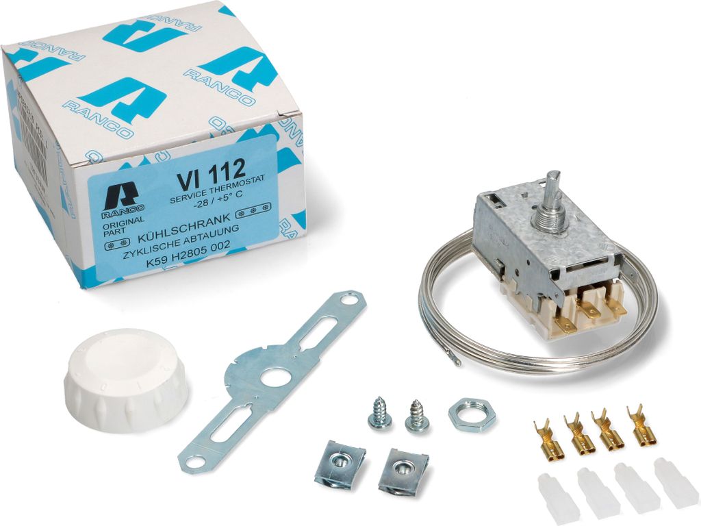 Ranco Thermostat für Kühlschränke Typ: VI 112, K59H2805 Servicekühlthermostat, für **/***Kühlschränke