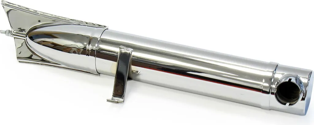 Pot d'échappement complet chromé pour scooter IWL SR56 Wiesel vintage