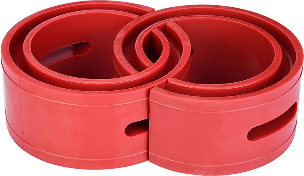 2pc Rotauto -Stoßdämpferpuffer Feder Stoßstange Kissen Typ B