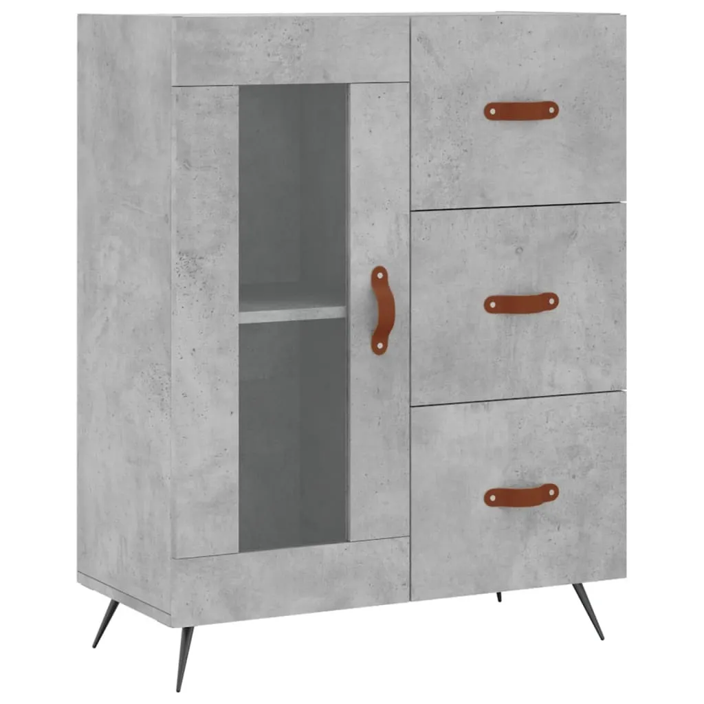 SYFAX Mobile Credenza 69,5x34x90 Grigio Cemento - Design Minimal