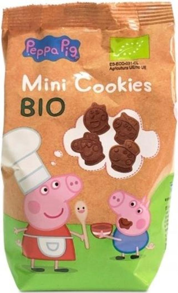 Mini-chocoladekoekjes met het thema Peppa Pig, biologisch, Productafbeelding 