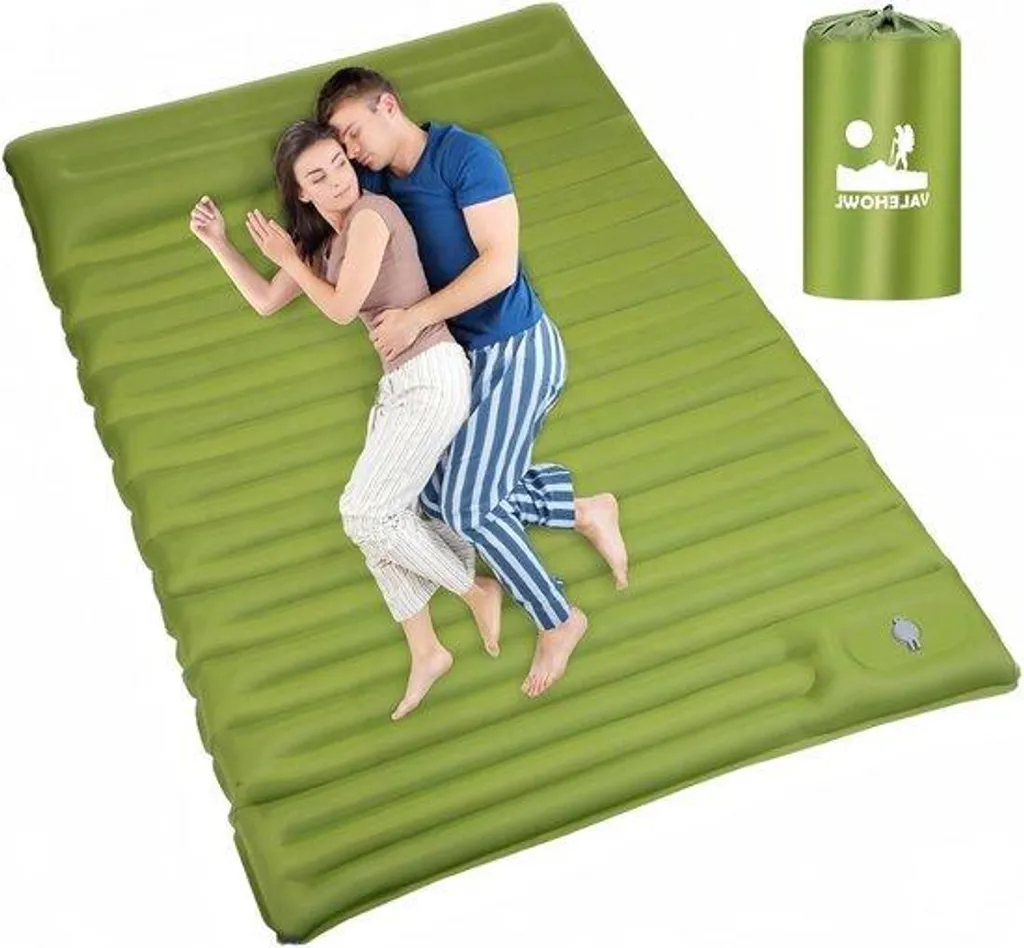 Matelas gonflable 10cm épaisseur : fini le mal de dos en camping 2 pers