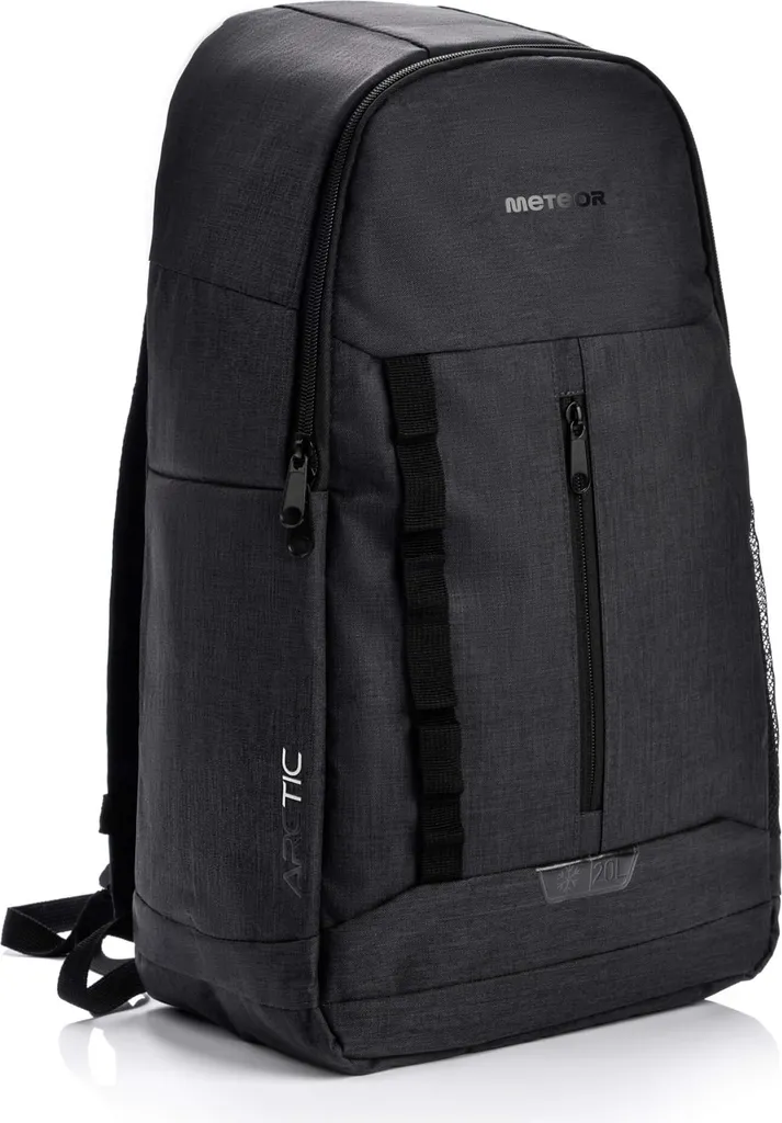 Sac à dos isotherme 20L Meteor ARCTIC noir idéal pique-nique et camping