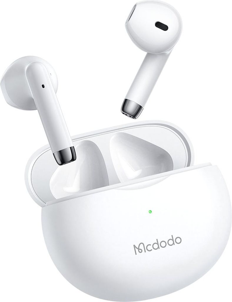 Mcdodo HP-8030 Bluetooth-Ohrhörer Drahtlose Kopfhörer mit Ladekoffer Mini TWS Gaming Sport Weiß