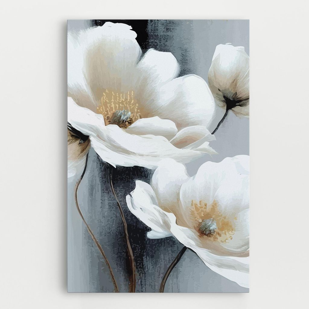 ARTHUB Leinwandbild 20x30 cm, Paint Texture Flower | Wohnzimmerdekoration, Hängende Bilder, Wanddekoration, Heimdekoration, Moderne, Maltextur