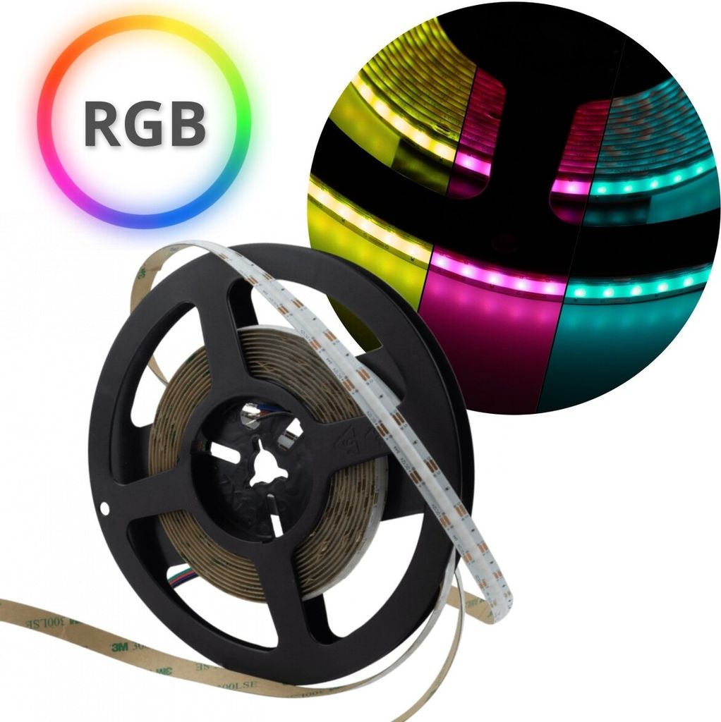 Pásek LED COB 450 15W/m RGB 12V IP20/5m/P Obrázek produktu 