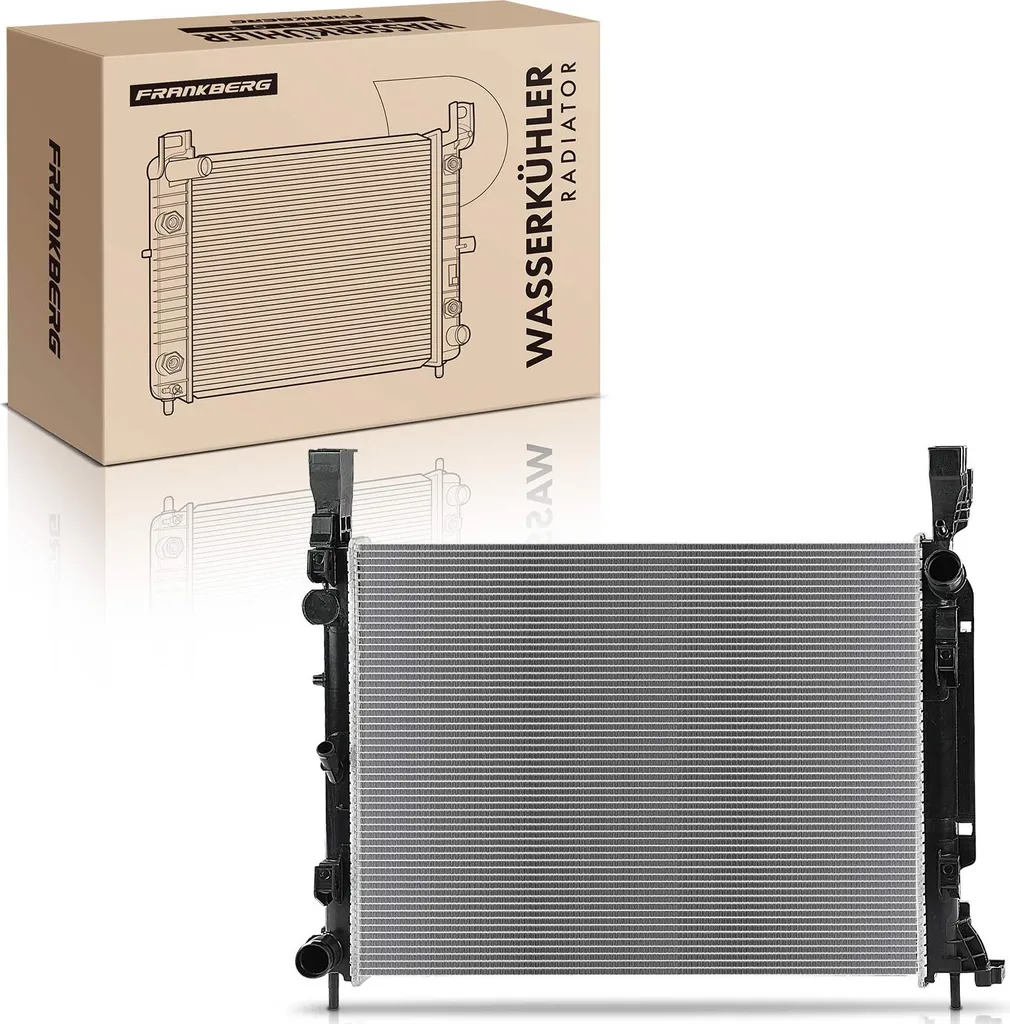Radiateur d'eau moteur neuf pour Renault Kangoo II 1.5 dCi série KW0/1