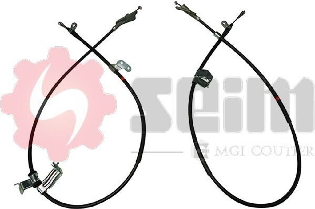 SEIM Handbremsseil Seilzug Feststellbremse für NISSAN X-TRAIL (T30) Hinten 805068