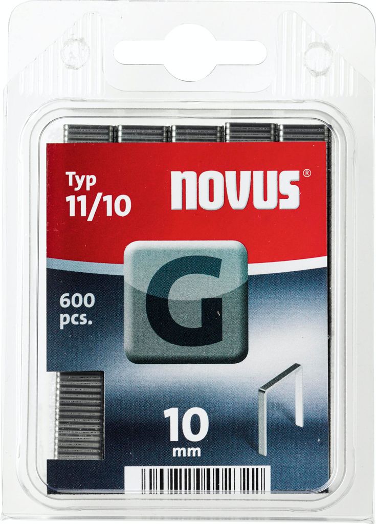 Graffetta a filo piatto tipo G 11 W10,6xL10mm Larghezza Immagine del prodotto 