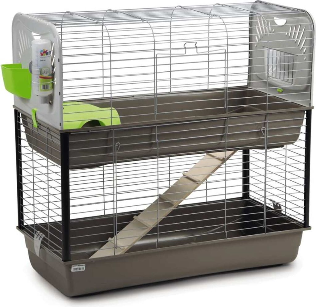 Beeztees Cage à lapins Caesar 3 Double 100x50x97 cm 266888 Image du produit 