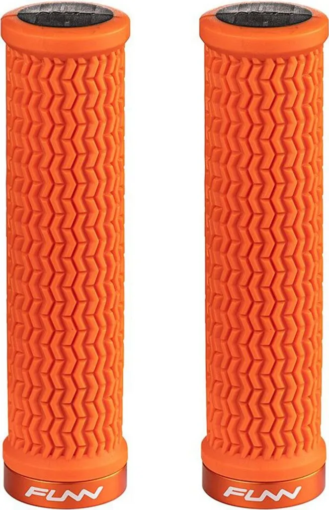 Poignées Funn Holeshot 31 mm Orange Anti-Vibration pour Douleur Main