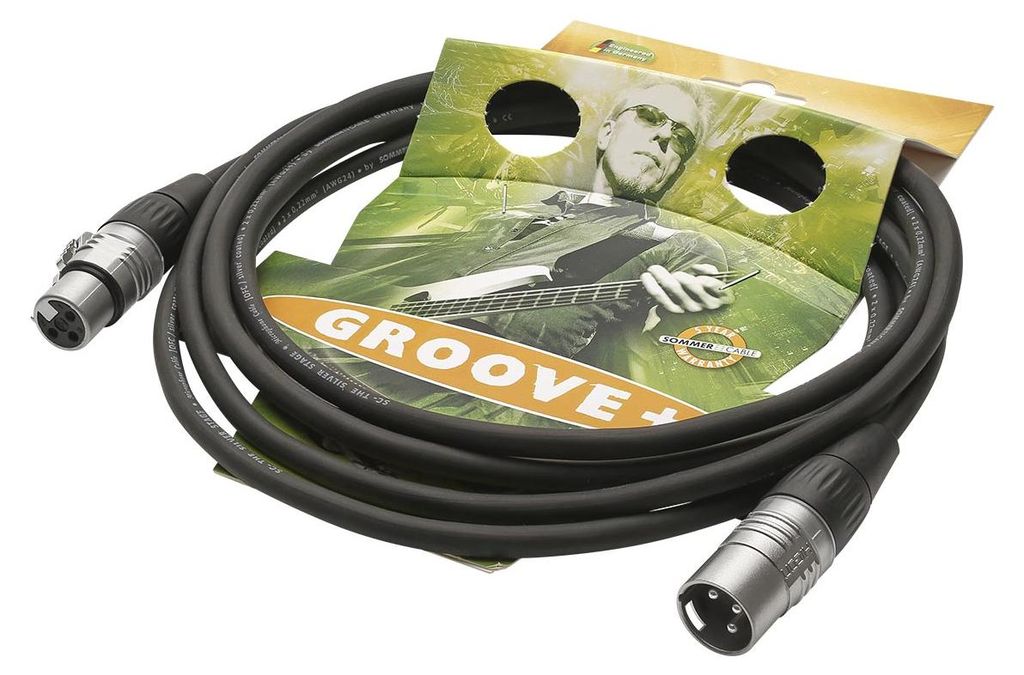 Mikrofonkabel SC-Silver Stage, 2 x 0,22 mm² | XLR / XLR, HICON | 10,00m | schwarz