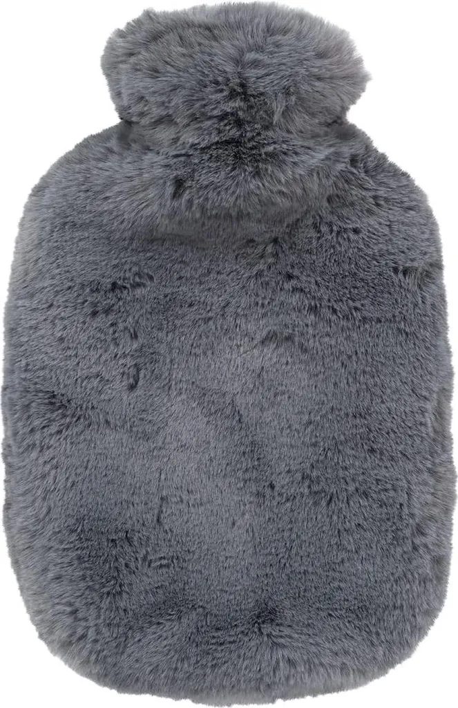Bouillotte de 2L Idéale pour se Réchauffer avec Housse Imitation Poil