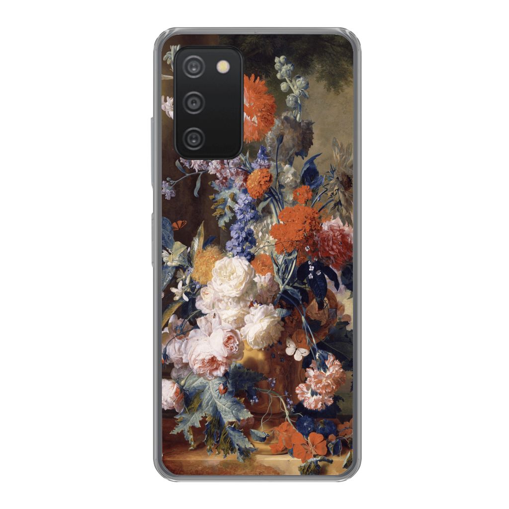 MuchoWow Handyhülle Schutzhülle Hülle für Samsung Galaxy A53 5G Stilleben mit Blumen - Malerei - Alte Meister Silikon Softcase Handy Hülle -...
