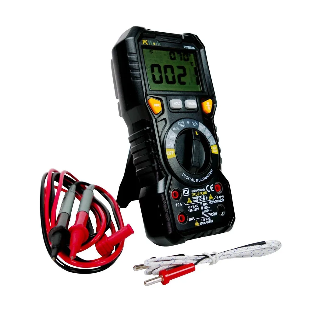 Multimètre numérique PCWork PCW02A testeur électrique professionnel TRMS