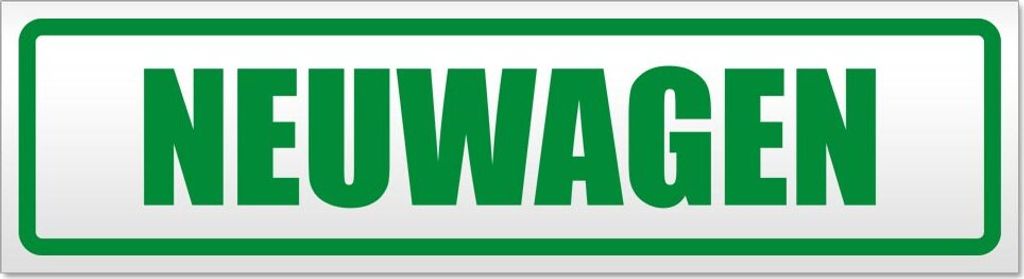 Neuwagen Magnetschild Schild magnetisch