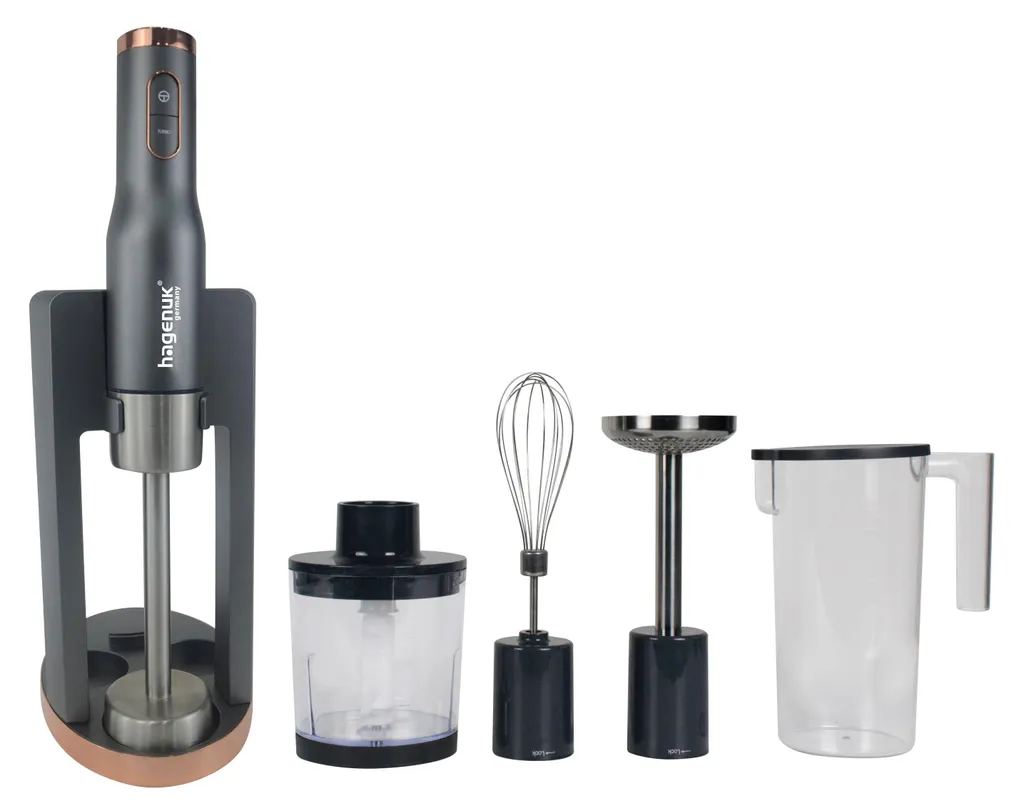Mixeur Plongeant pour Soupes et Purées Hagenuk - Kit Cuisine 800 Watts