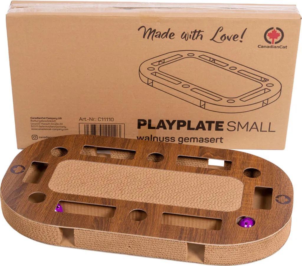 Recensione PlayPlate MEDIUM Canadian Cat - Tiragraffi e Gioco - 14