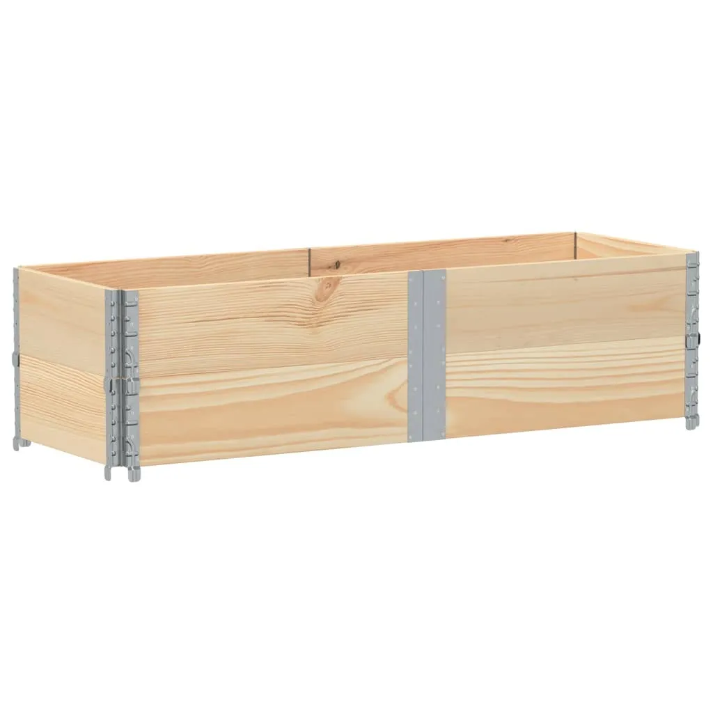 Bac à Fleurs en Bois 150x50 cm : Rehausse de Palette Modulable vidaXL