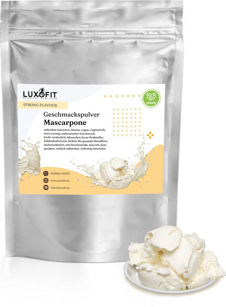 Mascarpone Geschmackspulver Flavour kalorienarm 300 g