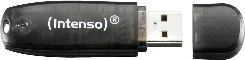 USB Pendrive INTENSO Rainbow Line 16 GB Schwarz 16 GB USB Obrázok produktu 3