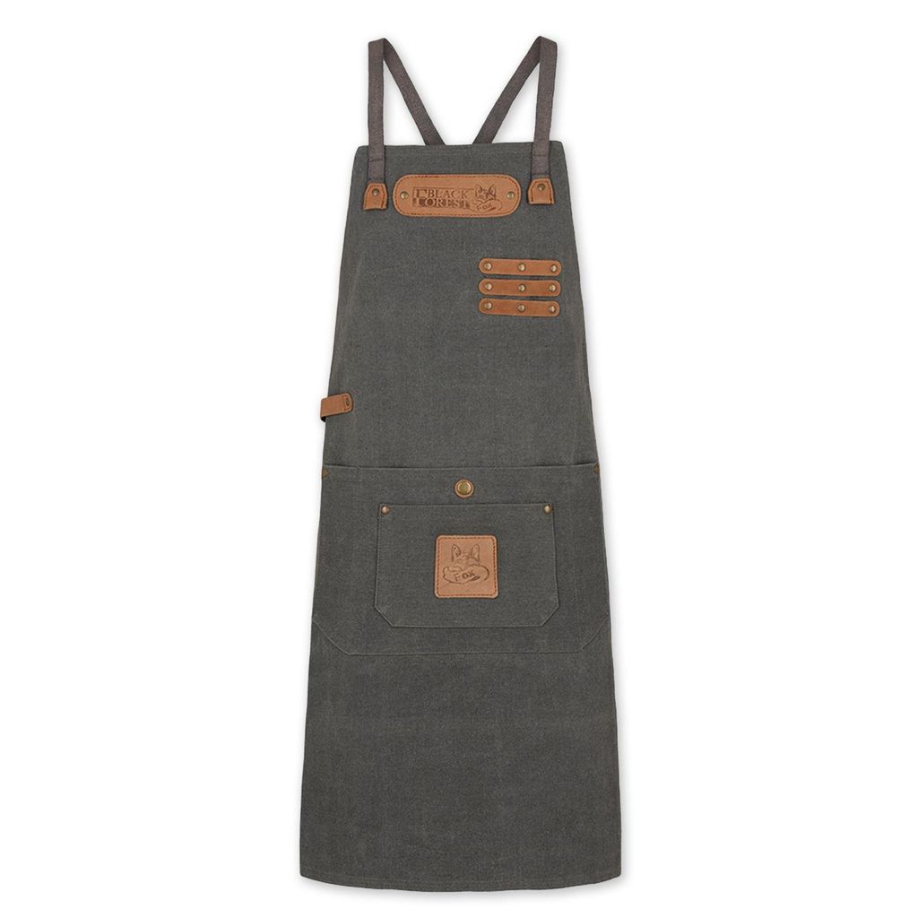 Canvas Arbeitsschürze, Grillschürze BBQ Kochschürze Art Produktbild 