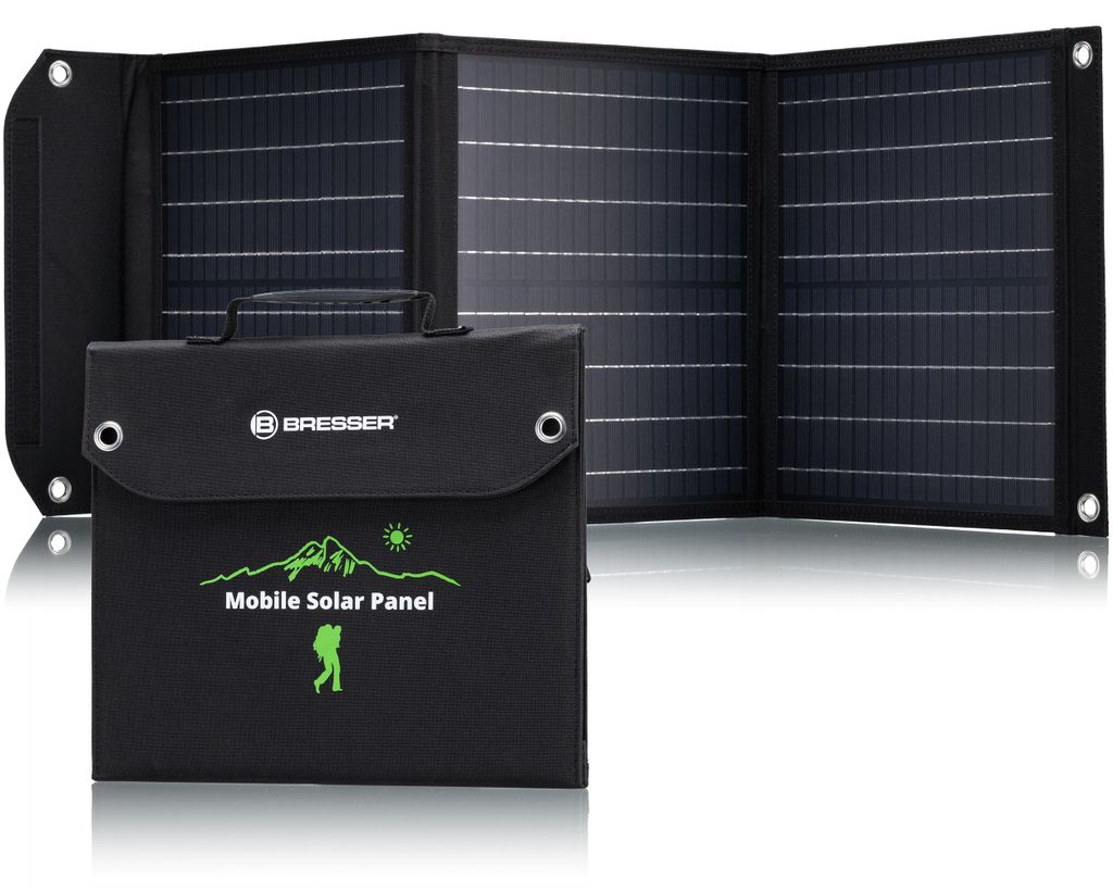 Bresser Mobiles Solar-Ladegerät 40 Watt Produktbild 