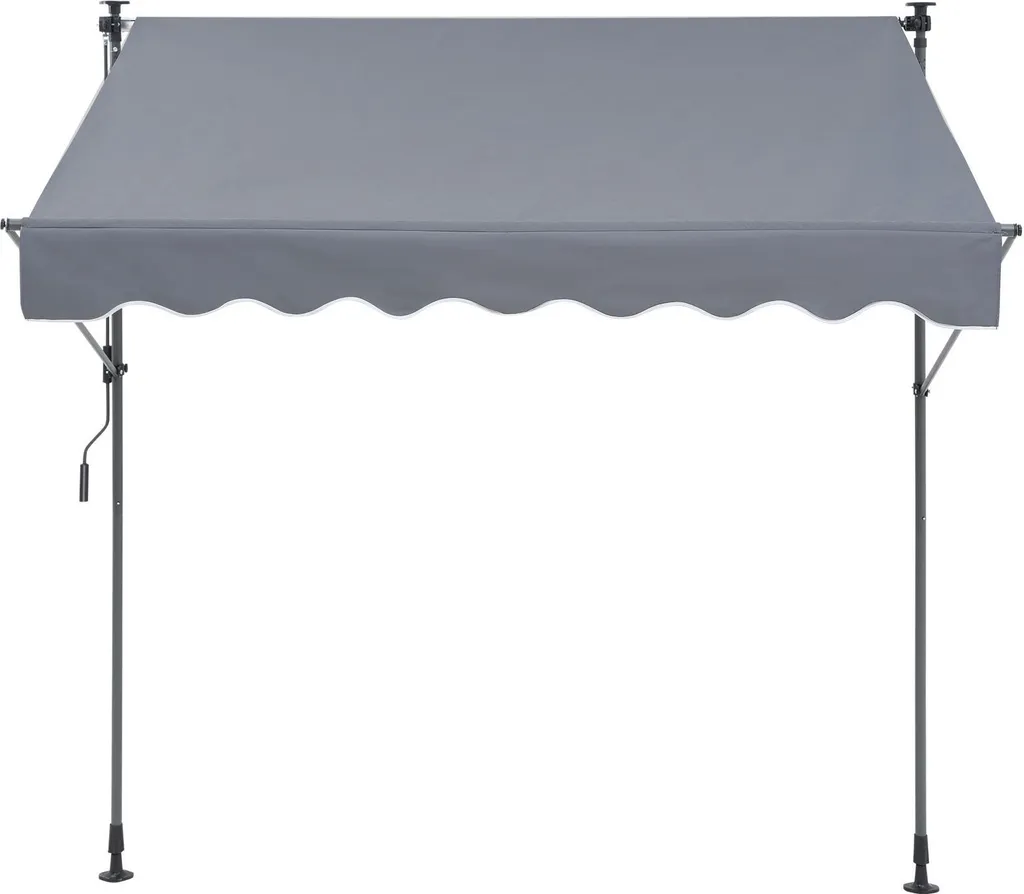 Store Rétractable 78'' avec Rideau Pare-soleil Intégré et Bras en Alu