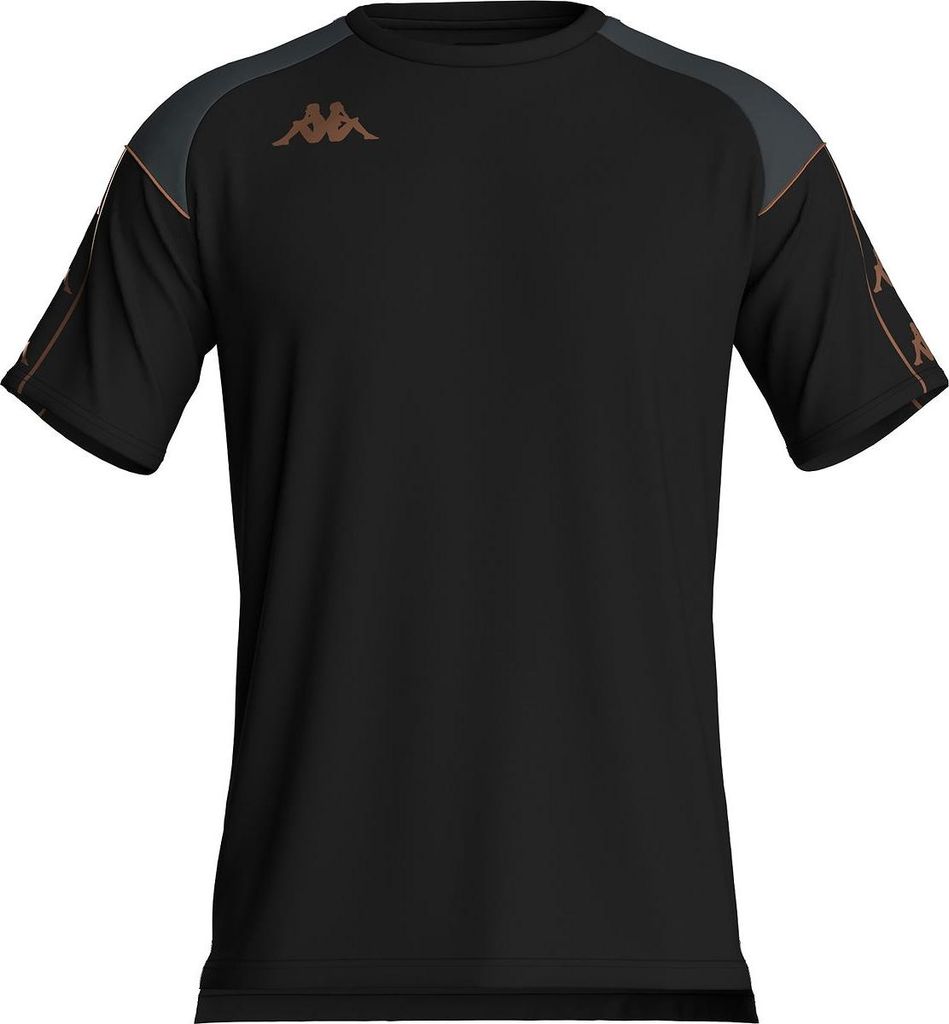 Kappa Mavio T-Shirt Herren - Schwarz / Grau | Größe: L