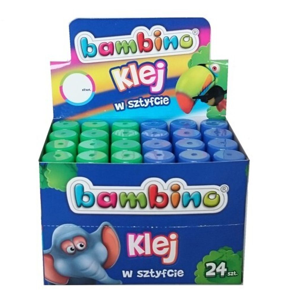 Klej w sztyfcie Bambino 15g display 24 sztuki Obrázek produktu 