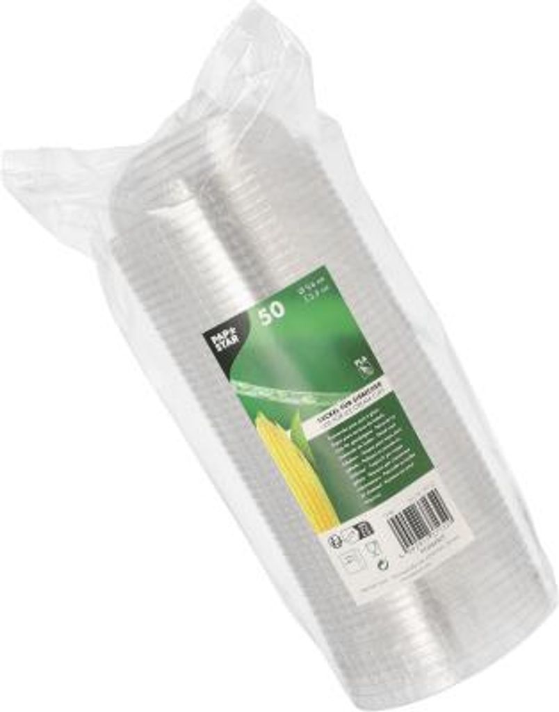 500 Deckel für Eisbecher PLA rund Ø 9,6 cm · 3,5 cm