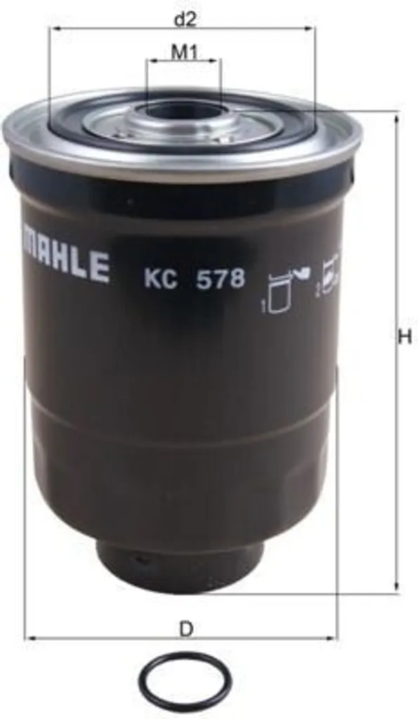KNECHT KC 578D Filtro Carburante | Massima Protezione Motori Diesel