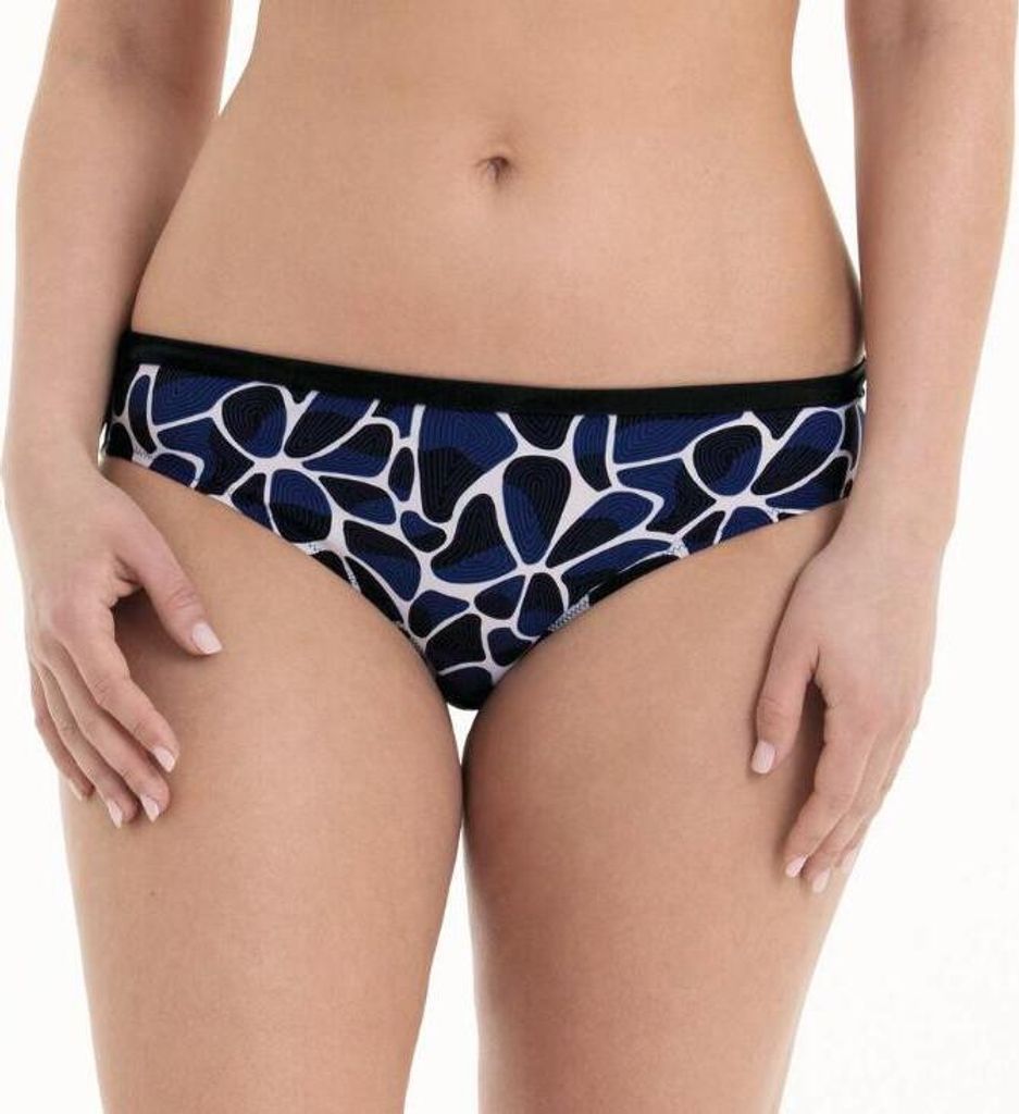 Anita Comfort Blue Depths Bikini Slip 8328-0 465 Black/Pool Blue - größe 40