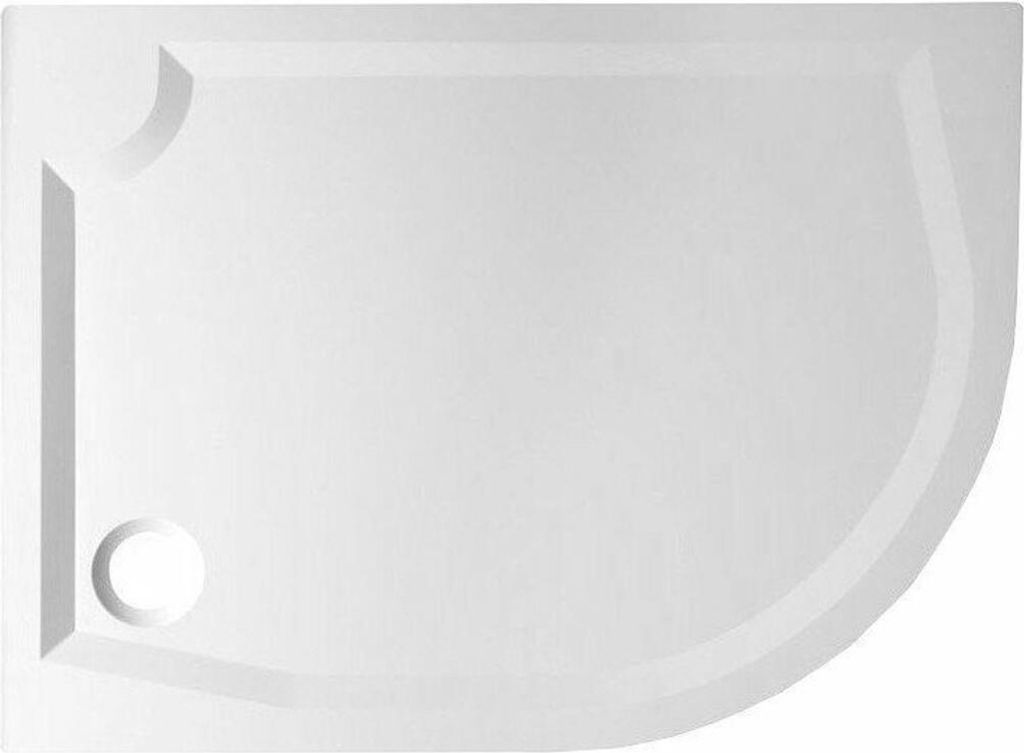 Gelco Duschtassen - Duschwanne RIVA, 1000x800 mm, links, weiß GR10080L