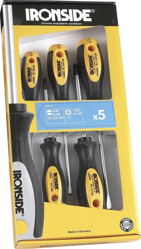 Set 5 Cacciaviti IRONSIDE 120501 | Qualità Professionale Top - 1