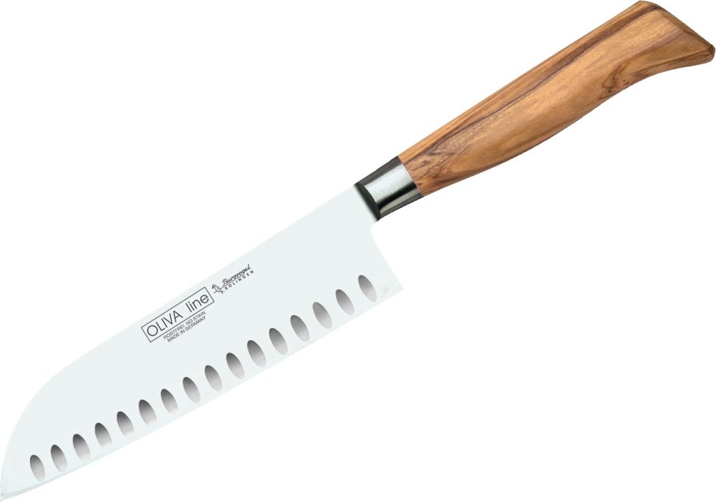 Burgvogel OLIVA Line Santoku mit Kullen - Klinge: 18 cm, Produktbild 