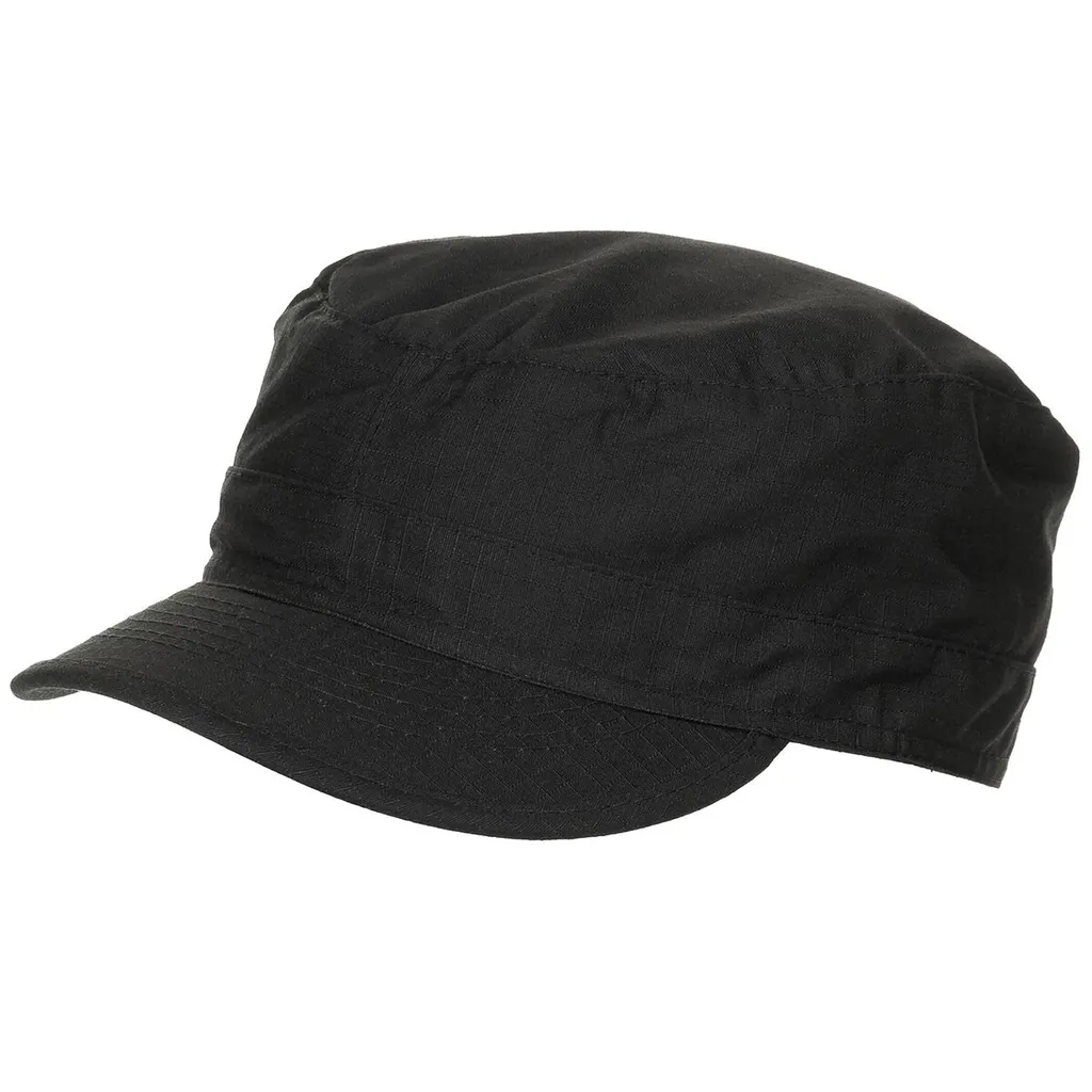 Patrol Cap BDU Nero MFH Rip-Stop: Cappello Tattico Professionale