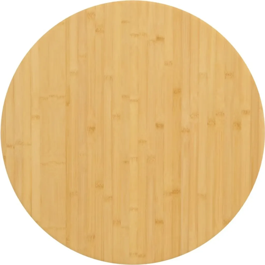 Piano Rotondo Bambù Ø70 cm per Progetti DIY - Pannello Tavolo Legno