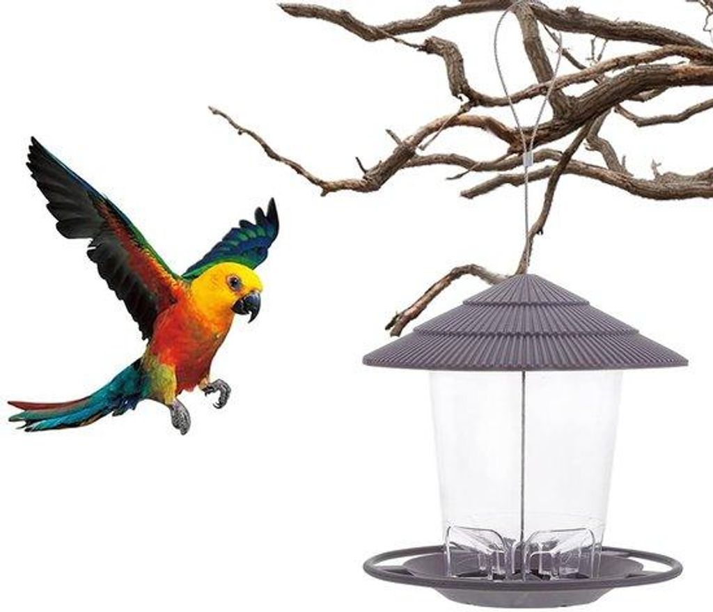 Vogelhäuschen, hängend, wetterbeständig, Garten, Balkon