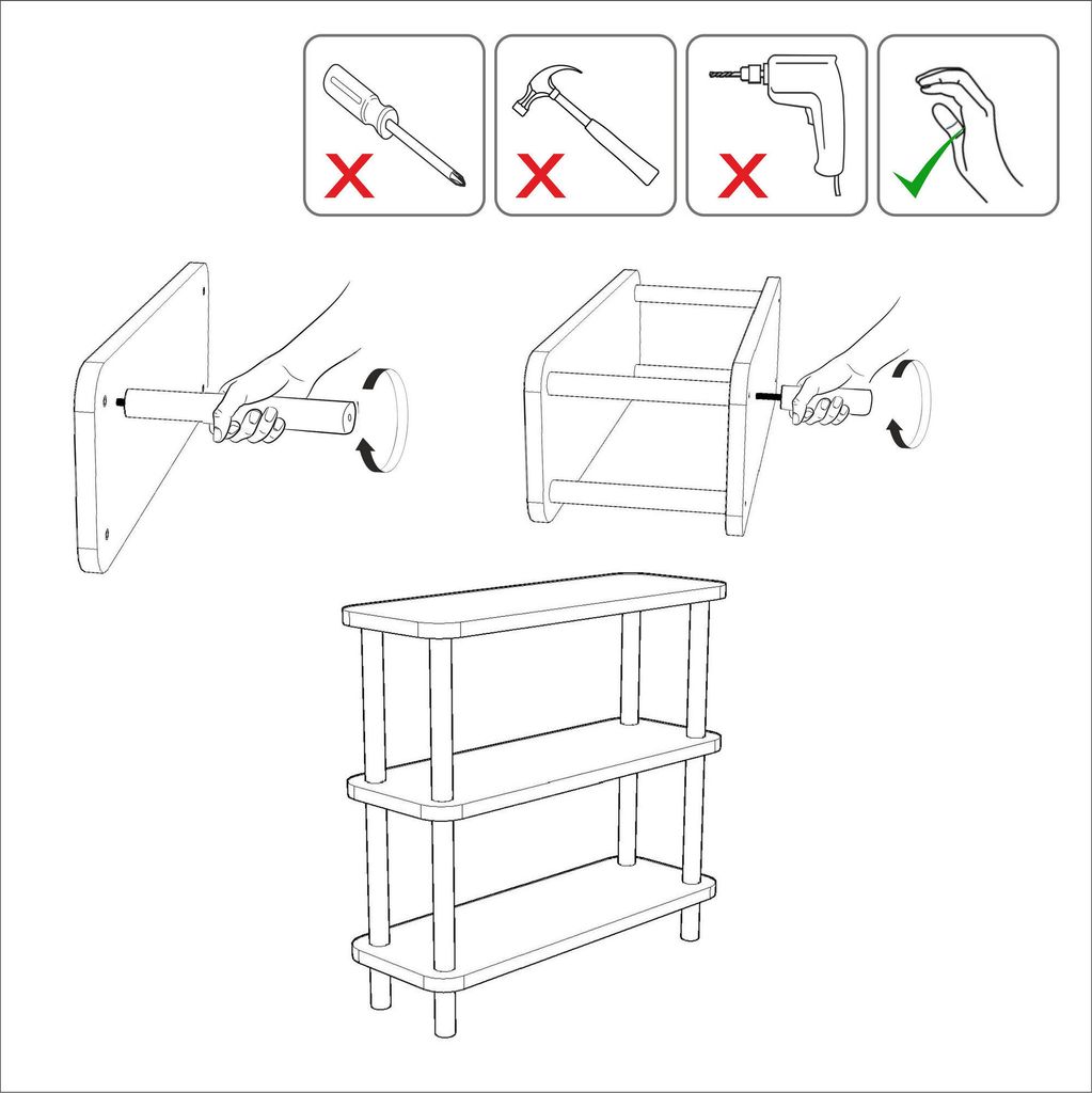 Skye Decor, Step- StepDRA, Atlantikkiefer, Bücherregale, Produktbild 5