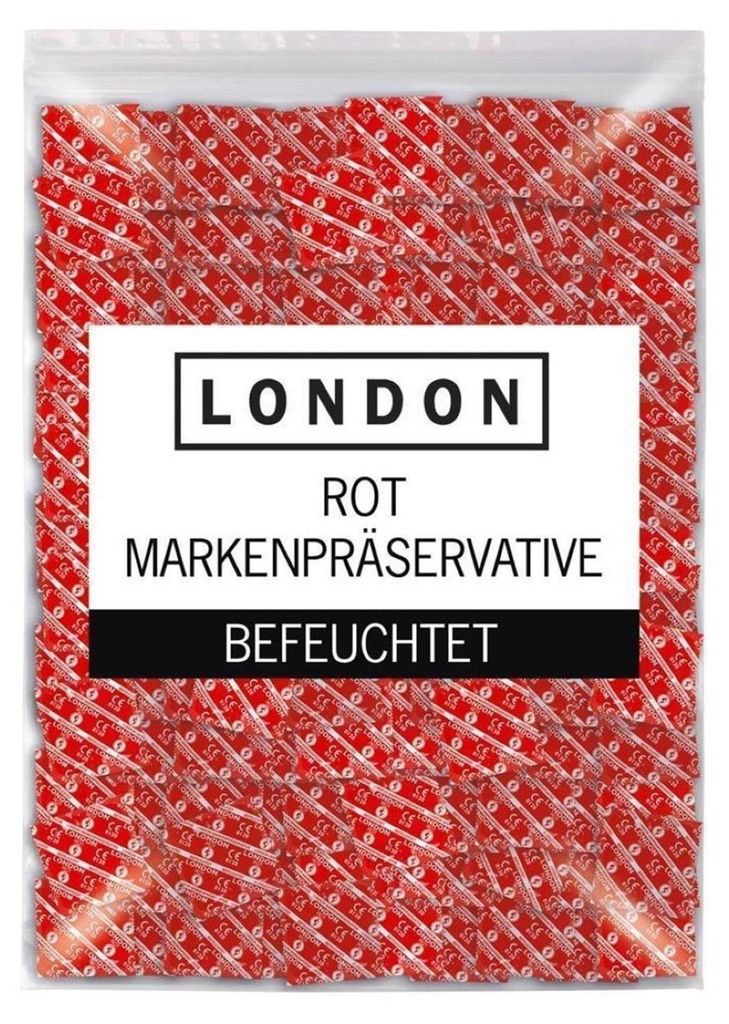 London - 1000 Kondome mit Erdbeergeschmack Produktbild 