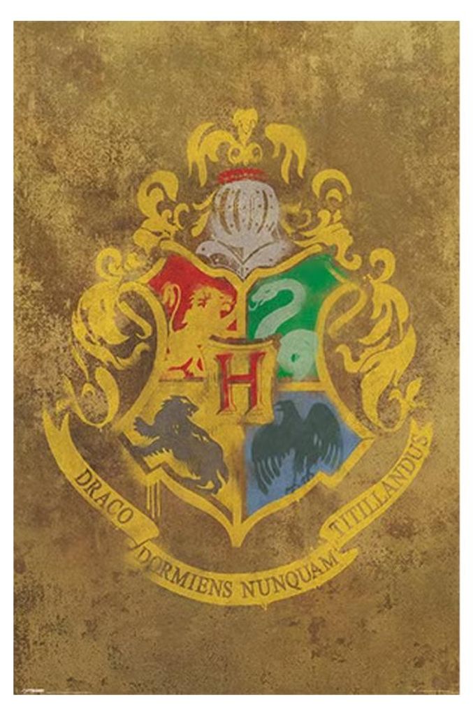 Harry Potter - "Hogwarts Crest" Maxi-Poster CD1357 (Einheitsgröße) (Bunt)