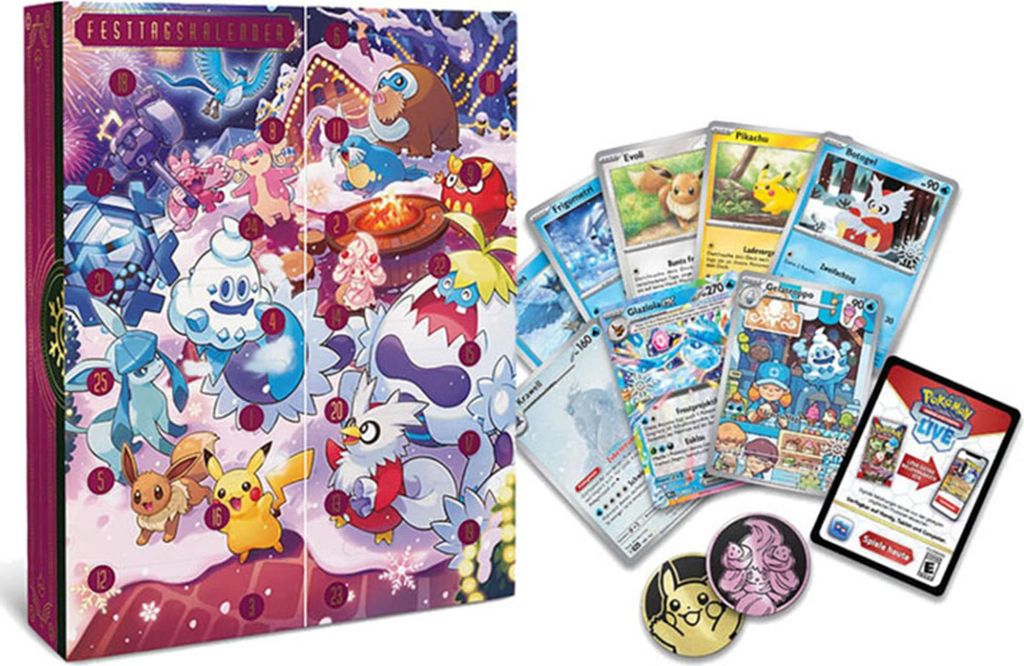 Pokémon-TCG: Festtagskalender 2025 Produktbild 