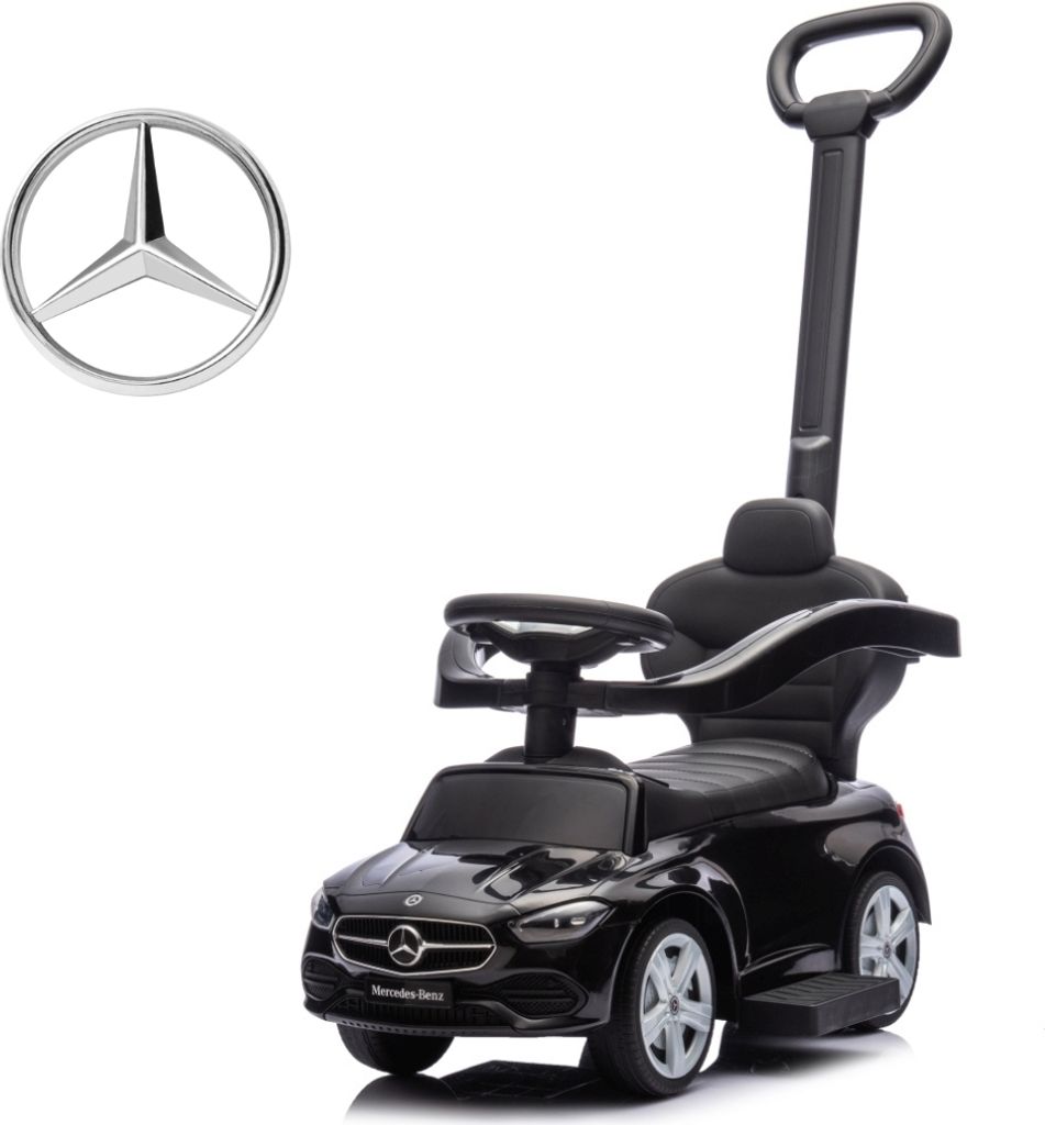 Milly Mally Pojazd z rączką MERCEDES C-Class Black Zdjęcie produktu 