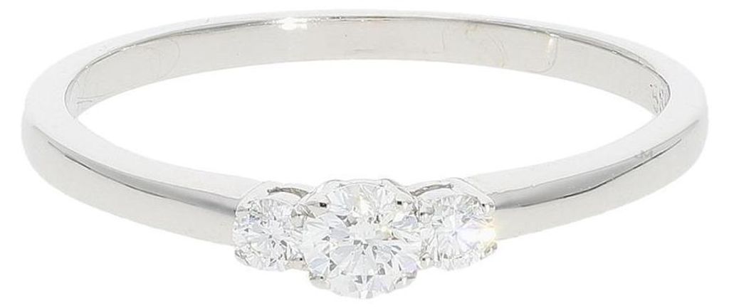 JuwelmaLux Verlobungsring 585 Weißgold mit Brillant JL10-07-2344 52