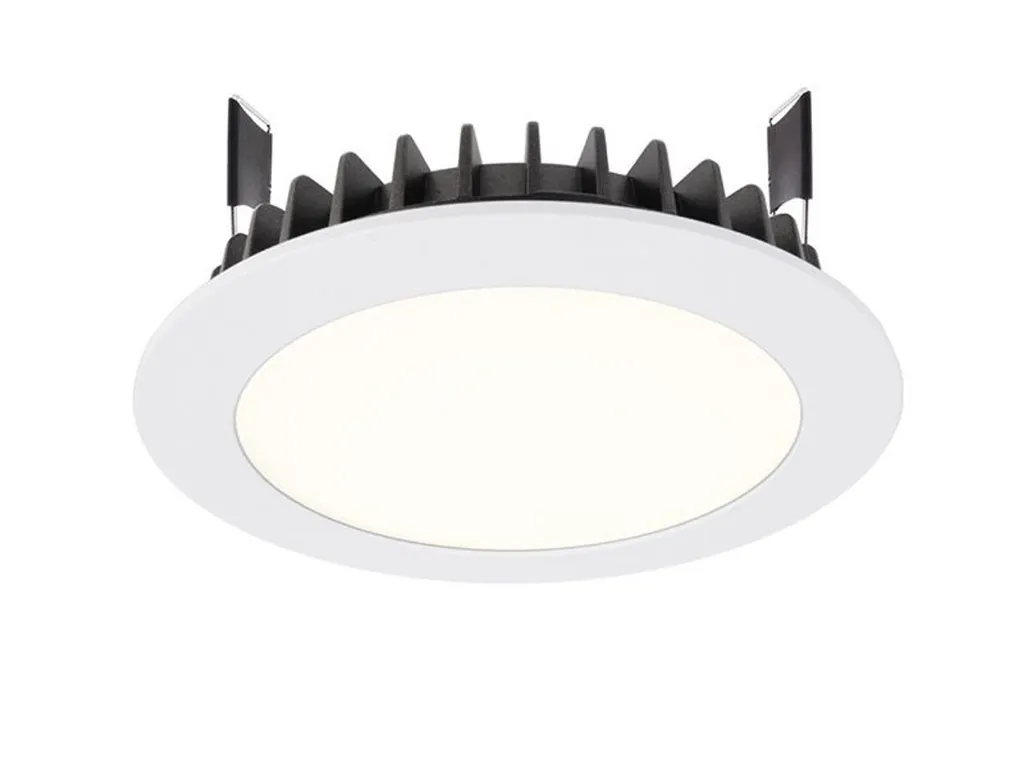 Plafonnier Encastré LED Rond Blanc Panel Round III pour Faux Plafond