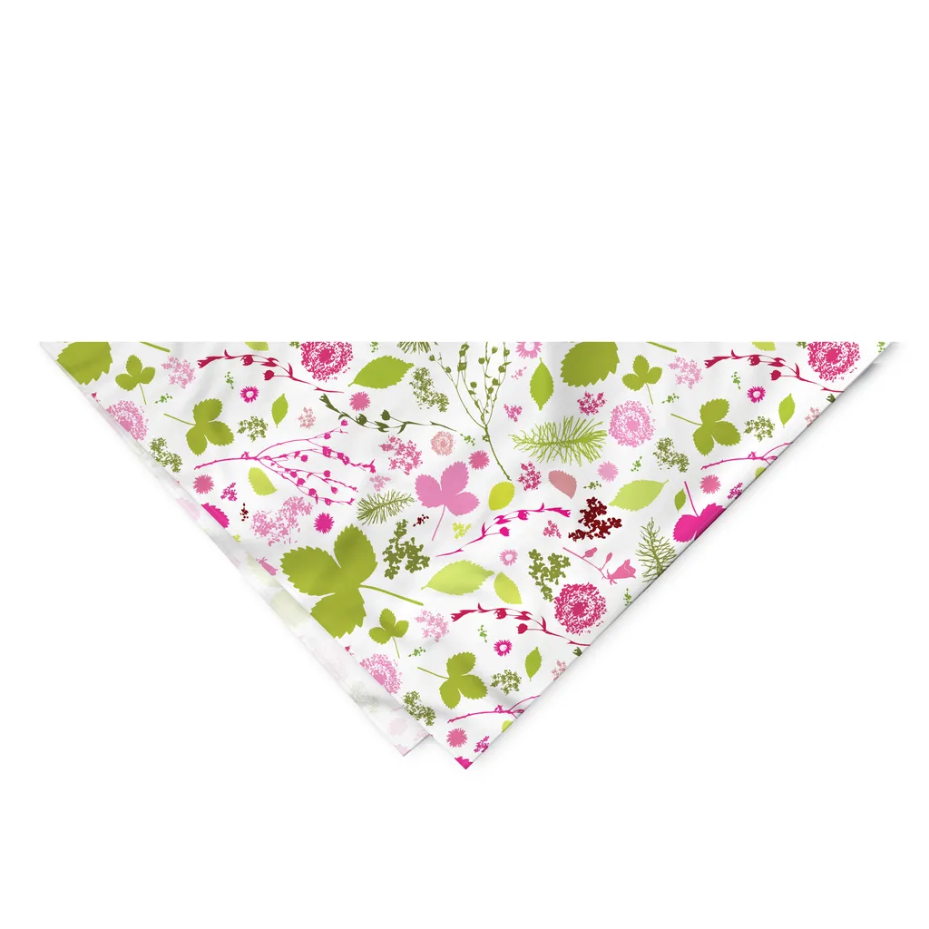 Bandana per Animali ABAKUHAUS 55x55 cm - Design Botanico Floreale - 2